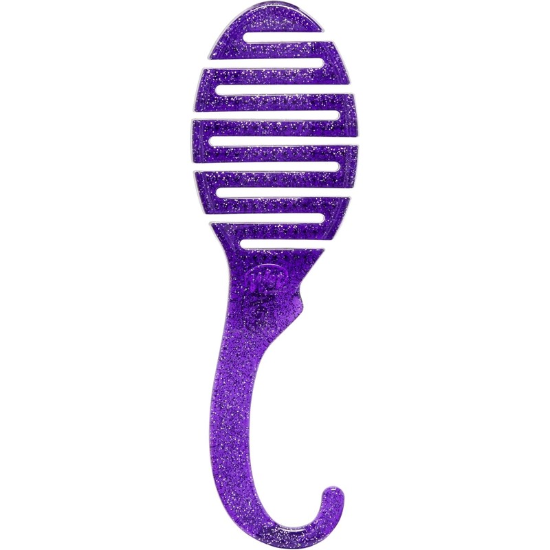 Wet Brush Cepillo desenredante de ducha, purpurina morada por unisex