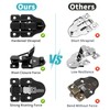 2 Pack Small Hasp Latches for Wooden Boxes Toggle Tool