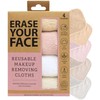 ERASE YOUR FACE Danielle Enterprises - Paños de maquillaje reutilizables