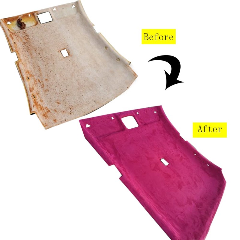 Upholstery Auto Suede Headliner Fabric with Foam Backing Material for