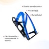 Genérico Portabotellas, Soporte para Botella, Porta Cilindro para Bicicleta (Azul)