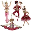 Kurt Adler Resin International Dancer Ornament Set Of 4