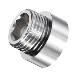 MACHSWON Nickel Plated Brass Pipe Fitting Extension 10mm G1/2 Female to G1/2 Male Thread Reducer Adapter Connector