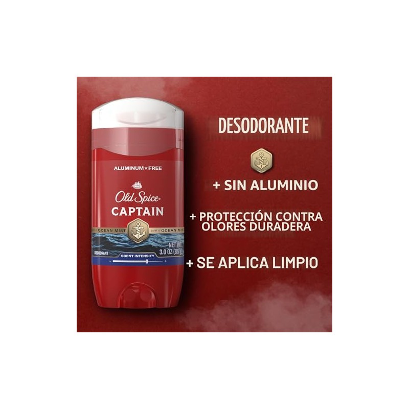 Old Spice Desodorante Aluminio Hombres Protección Contra Olores Frescura Aroma