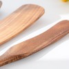 Skinny Spurtle,Wooden Sourdough Spatula,Sourdough Stirring Stick,Kitchen Utensils for NonStick Cookware