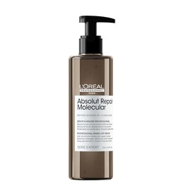 L'Oréal Professionnel Paris Absolut Repair Molecular Sérum | Sérum con enjuague reparador molecular | Para cabello muy dañado | Con tecnología 2% reparador de péptidos + 5 aminoácidos | Repara la estructura molecular