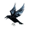 Vkyipg Raven Acrylic Window Wall Decor Stained Hanging Pendant for