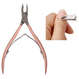 Alicates de uñas de primera calidad Pinzas de cutícula para pedicura de precisión, cortaúñas para uñas y uñas encarnadas gruesas y profundas