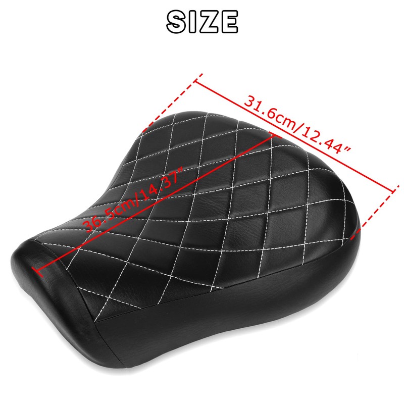 PSLER Sportster Driver Seat, Motorcycle Front Rider Driver Solo Seat