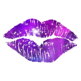 Artistic Lips-842 Sticker Decals, Laptop, Home Decoration, Car, Truck, Funny, Tumblr, Motorcycle Helmet, Bumper Sticker, Made in The U.S.A.
