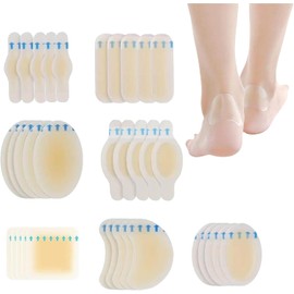 35Pzs Parches de Hidrogel Ampollas, Parches Hidrocoloides Invisibles para Pies y Talones, Protección de la Piel Resistente al Agua y al Desgaste, Alivia el Dolor en Pies, Dedos y Manos