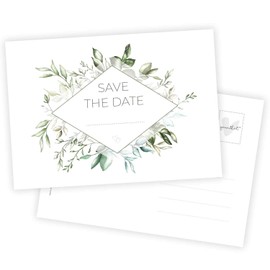 15 Postcards Save the Date I DIN A6 I Set Wedding Invitation Cards Countdown I dv723