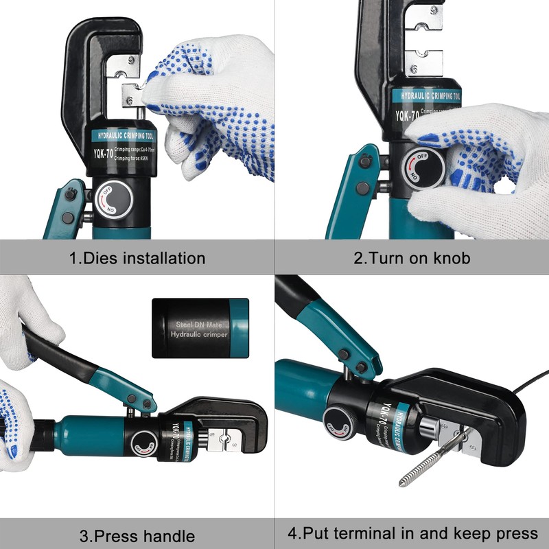 DN Mate Hydraulic Crimping Tool/Hydraulic Crimper for Stainless Steel Cable