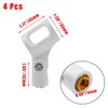 Tighall 4 Pcs Microphone Clips, Knob Adjustable 180 Degrees Mic