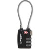 Bulldog Vaults TSA Lock with Steel Cable (1-Pack)