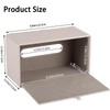 XNONE Tissue Box Cover Linen Tissue Box Holder Rectangle Tissue