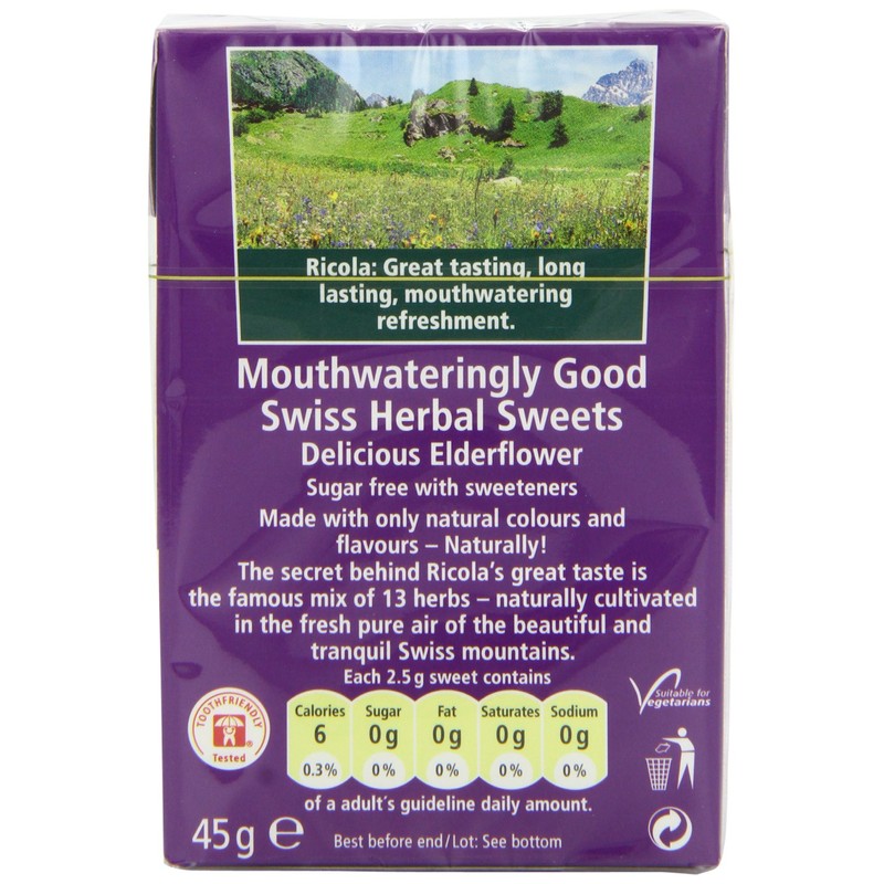 Ricola - Elderflower - 45g