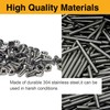 Mrosnail 60Pcs D Series Panel Screw & Nut Kit, Stainless