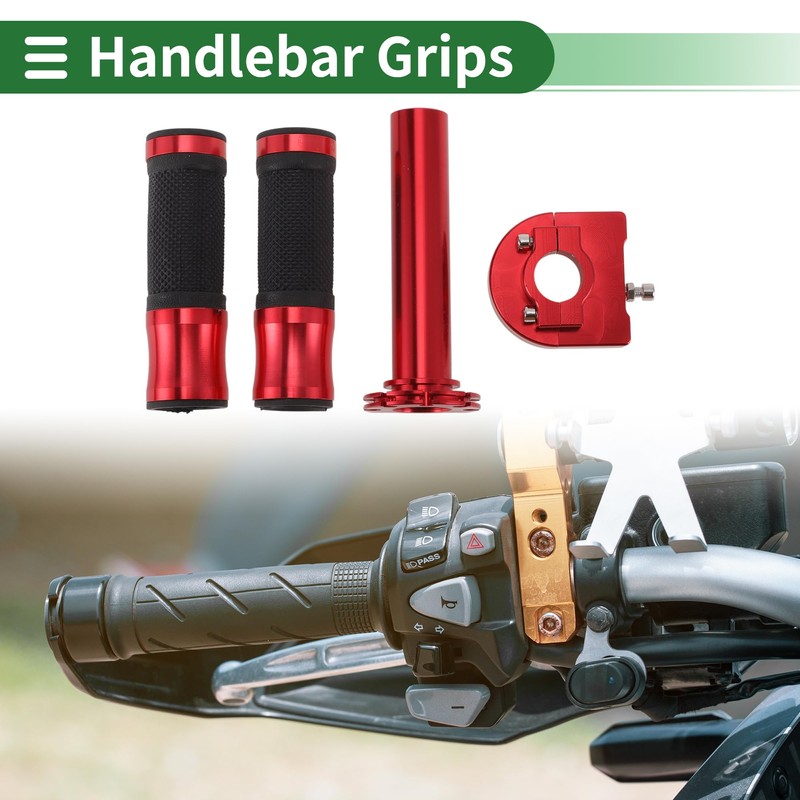 X AUTOHAUX 7/8" 22mm 15/16" 24mm Motorcycle Hand Grips Cover