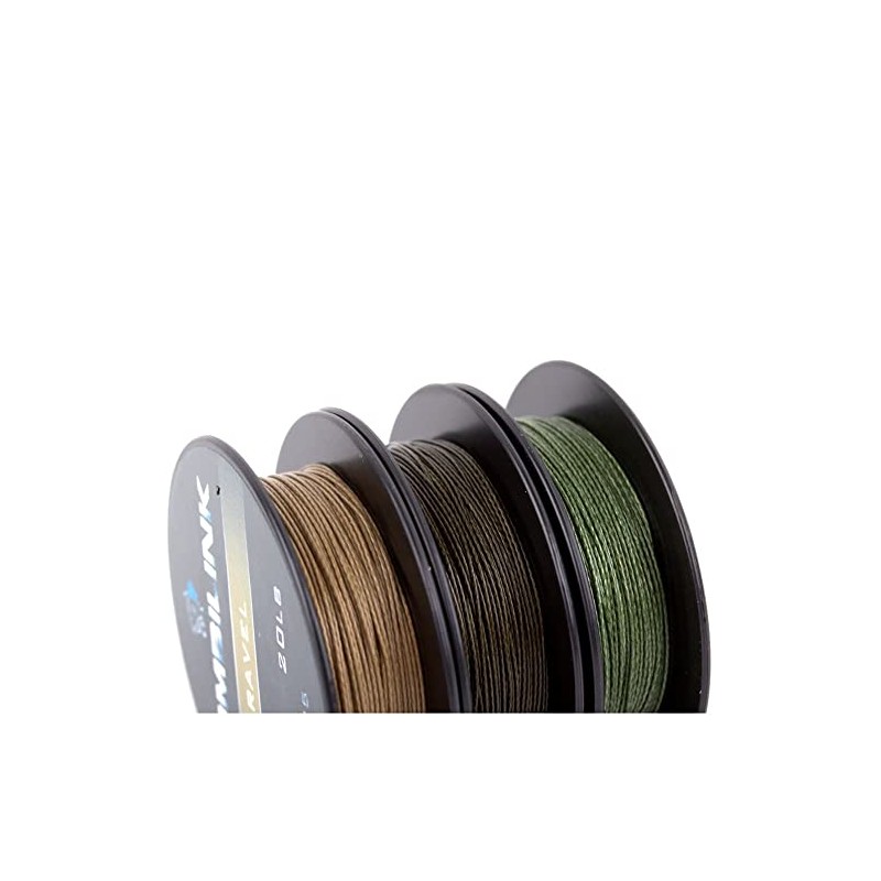 Nash Skinlink Matt Coated Braid Hooklink Semi Stiff 25lb Silt