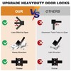 Probrico 4 Pack| Square Passage Levers Matt Black Hall and