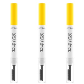 Catrice Brow Fix Soap Stick, Eyebrow Pencil, No. 010, Transparent, Defining, Fixing, Instant Result, Vegan, No Microplastic Particles, Nanoparticles Free, No Perfume, Pack of 3 (3 x 1 g)