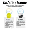 Air Tracker Item Finders, Bluetooth Locator Works with Apple Find