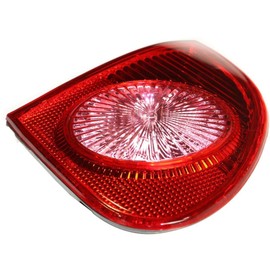 HEADLIGHTSDEPOT Tail Light Compatible With Toyota Corolla 2003-2008 Includes Left Driver Side Tail Lamp Inner Trunk Lid
