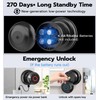 Anweller Smart Door Knob with Lock, Fingerprint Code Keypad Keyless