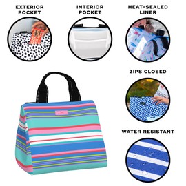 SCOUT Eloise Lunch Bag, Handbag-Inspired Design, Zip Closure and Outside Pocket