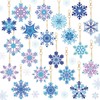 Tondiamo 20 Pcs Christmas Diamond Painting Keychain Kits 5D DIY