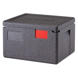 Insulated Pan Carrier & Hot Box Food Warmer for Catering, Restaurants & Deliveries - Lightweight Thermal Container to Keep Food Hot During Transport - Top Loader Half Size 6" Deep