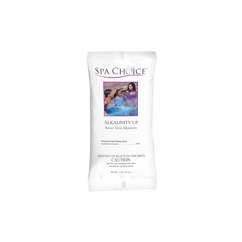 SpaChoice 1-Pound Premium Alkalinity Up, Alkalinity Increaser for Hot Tub,