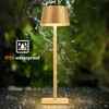 YIBEN LED Rechargeable Cordless Table Lamp, Battery 6000mAh USB LED