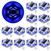 Solar Dock Lights Driveway Deck Lights,VOLISUN 12-Pack Waterproof 1200mAh Wireless