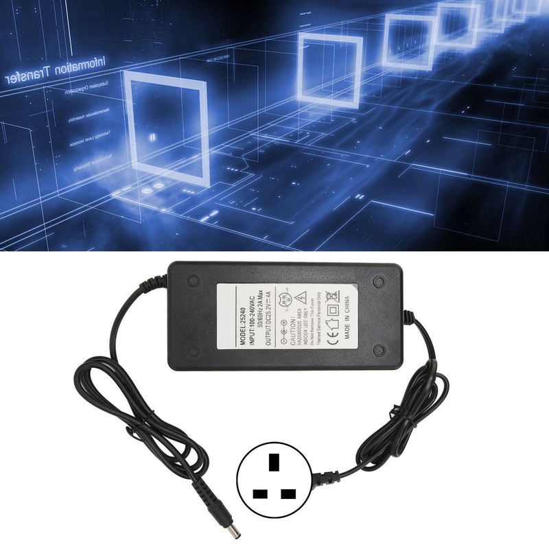 Power Supply Adapter 25.2V 4A Outputs 5525mm Male DC Power