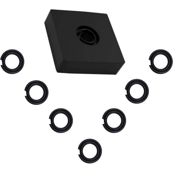 QMTCYXGS (7 Sets) 3/8" Impact Retaining Ring Clip Friction Hog