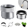 3/4" Garden Hose Adapter for Sink Faucets (22mm & 24mm)
