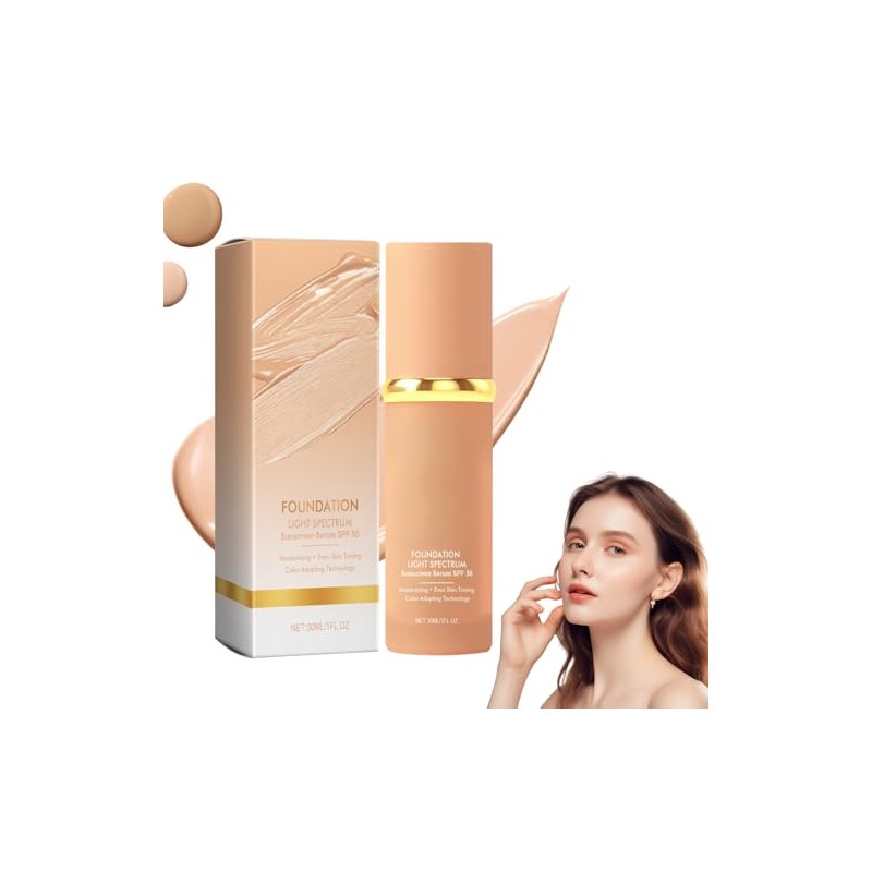 1PC Biomimic Foundation 4 In 1, base de maquillaje alta