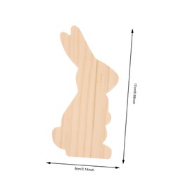 Operitacx Hasen Ornament Dekorationstablett Ornamente Zum Basteln Osterhasen Osterhasen Osterszenen Deko Requisiten Khaki Holz