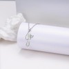 NFYBD 26 Initial Necklaces for Women,Heart Moissanite Letter A-Z Necklace