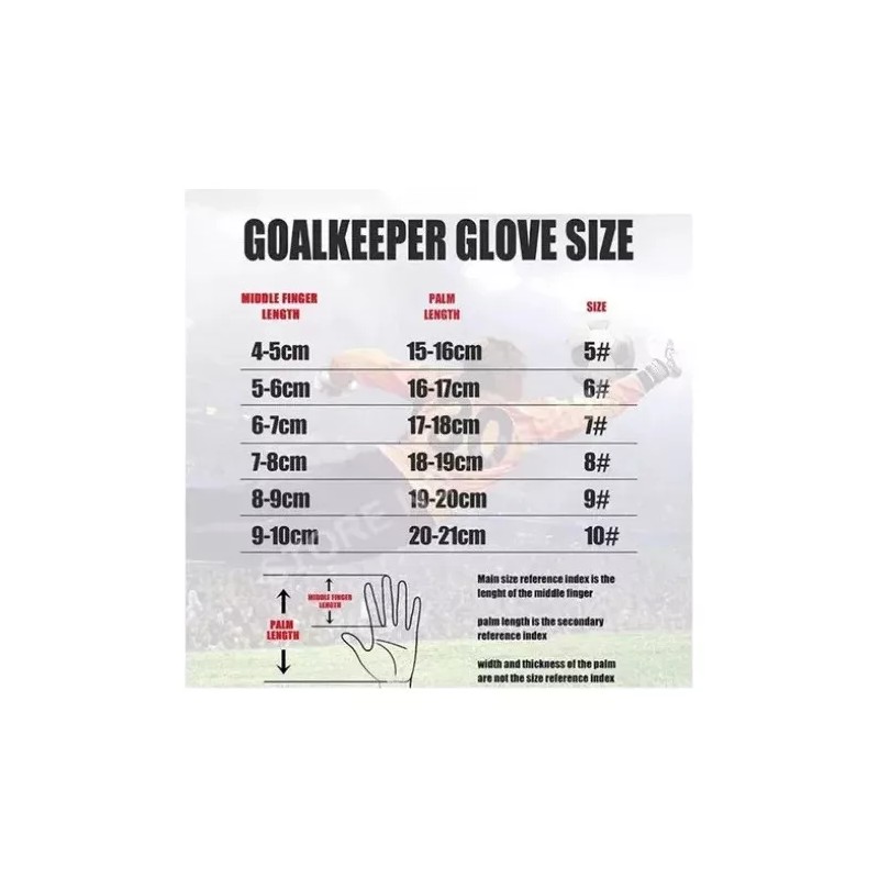 Generic Guantes De Látex Para Portero De Fútbol Guantes Para