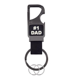 UPIUU Stocking Stuffers for Dad, Keychain with Bottle Opener - Gifts for Dad from Daughter Son, Christmas Gift, Father's Day Birthday Present for Husband, Engraved Dads Gift Idea