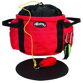 Weaver Leather Arborist Throw Line Bucket Bag , Red