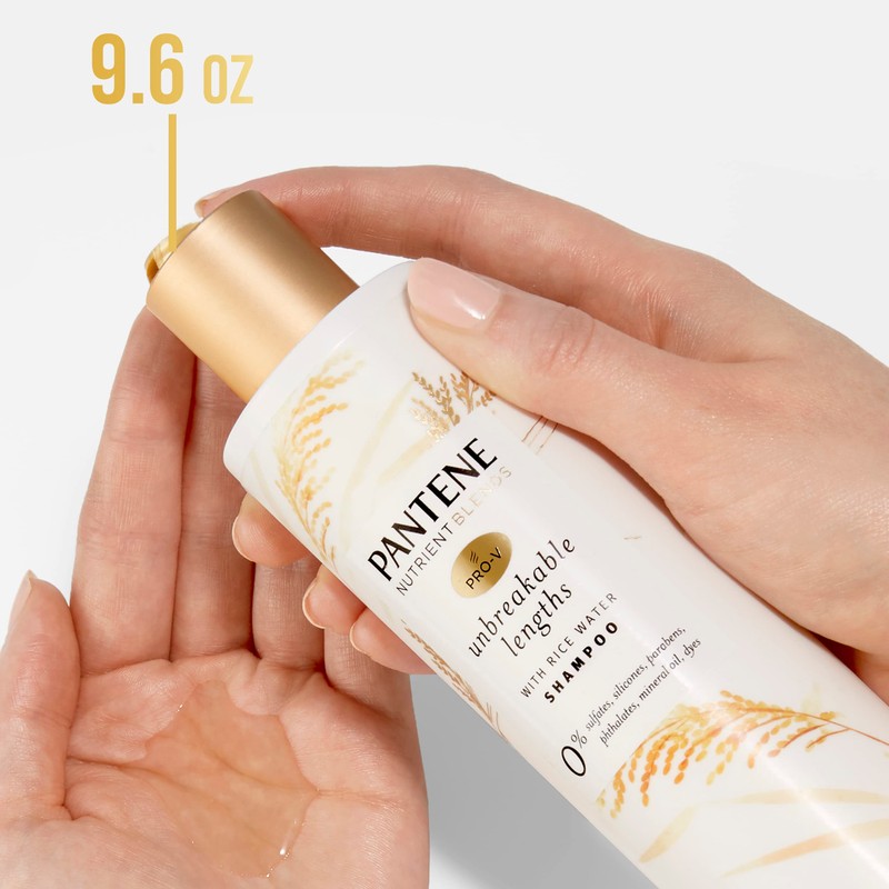Pantene Sulfate Free Shampoo, Anti Breakage for Medium or Long