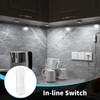 WOBANE Hardwired Under Cabinet Lights,Linkable LED Puck Lights with Switch,DIY