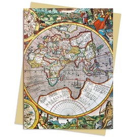 Pieter Van Den Keere Antique Map Greeting Card Pack: Pack of 6 (Greeting Cards)