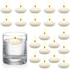 20 Pieces 1.5 Inch Unscented Floating Candles for Centerpieces, Floating
