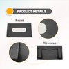 Premium PU Leather Car Tissue Holder Visor for Universal Auto,