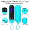 [2 Pack] Roku Ultra 2024 Remote Cover - Glow-in-The-Dark Silicone